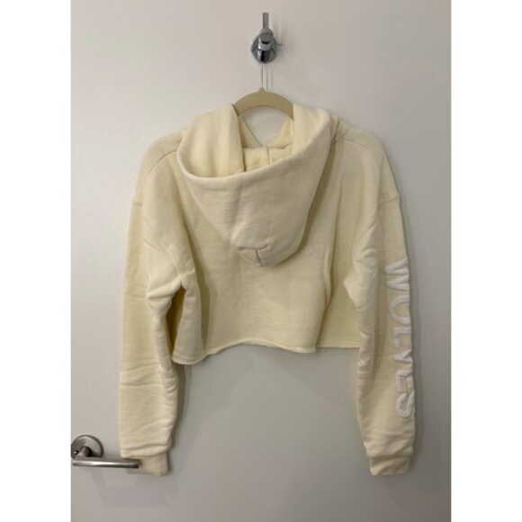 Darc Sport Union Cropped Premium Hoodie (Cream) - Picture 2 of 4